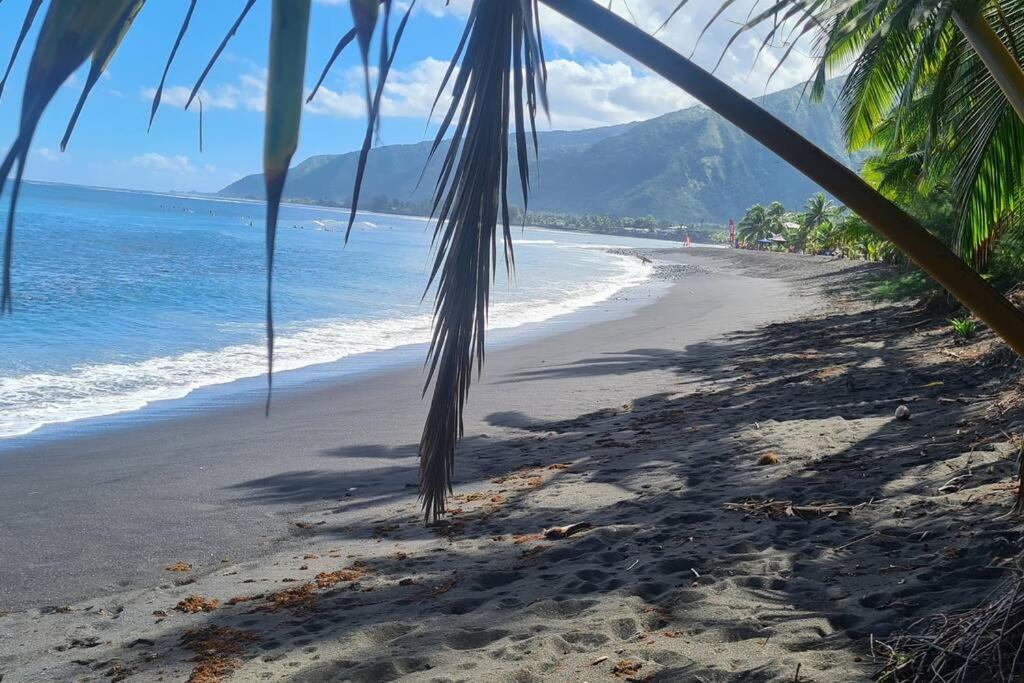 Taharu'U Guest House By The Beach Papara Exteriör bild
